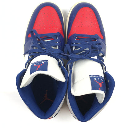【中古品】【メンズ】 NIKE ナイキ AIR JORDAN 1 MID "RARE AIR" DQ8426-102 エアジョーダン1 ミッド レアエア スニーカー シューズ 靴 160-260720-hn-03-fur サイズ：28.5cm US10.5 カラー：ネイビー/ホワイト/レッド 万代Net店
