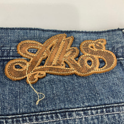 【中古品】【メンズ】 AKADEMIKS アカデミクス ヴィンテージ バギーデニムパンツ 157-260425-SS-06-iwa サイズ：42 カラー：ブルー 万代Net店