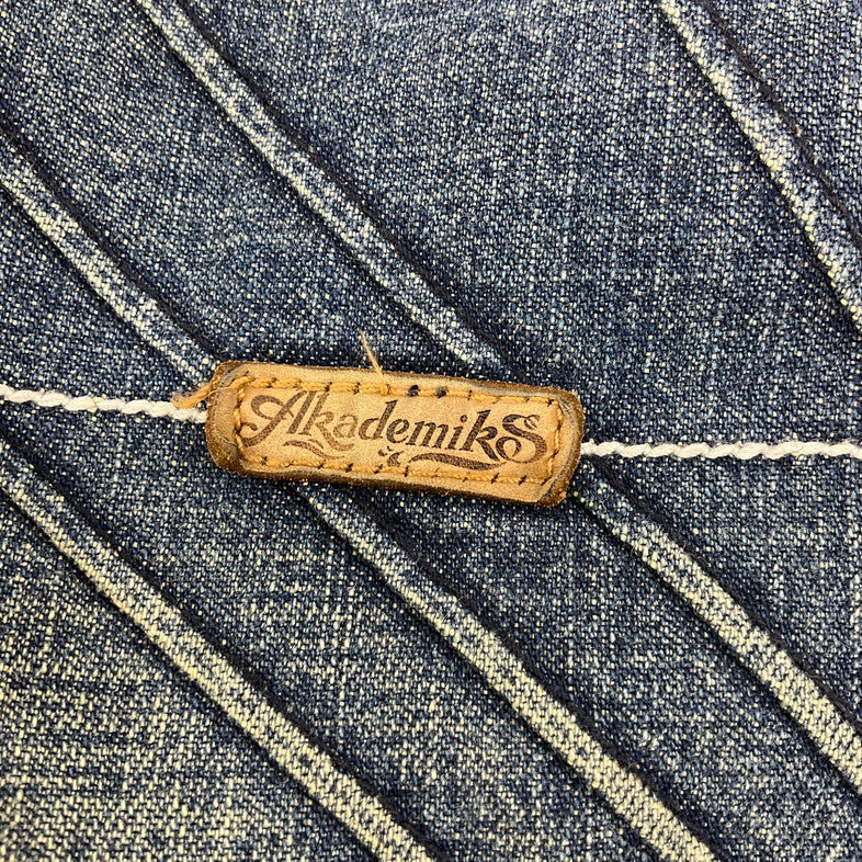 【中古品】【メンズ】 AKADEMIKS アカデミクス ヴィンテージ バギーデニムパンツ 157-260425-SS-06-iwa サイズ：42 カラー：ブルー 万代Net店