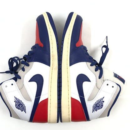 【中古品】【メンズ】 NIKE ナイキ AIR JORDAN 1 MID "RARE AIR" DQ8426-102 エアジョーダン1 ミッド レアエア スニーカー シューズ 靴 160-260720-hn-03-fur サイズ：28.5cm US10.5 カラー：ネイビー/ホワイト/レッド 万代Net店