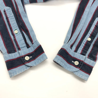 【現状渡し品】【メンズ】 TOMMY HILFIGER トミーヒルフィガー 長袖シャツ カジュアルシャツ トップス 147-250519-hn-05-fur サイズ：M カラー：ブルー系 万代Net店