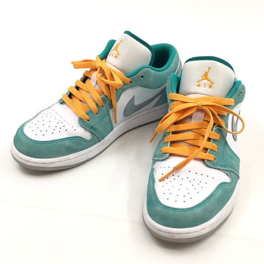 【中古品】【メンズ】 NIKE ナイキ AIR JORDAN 1 LOW SE "NEW EMERALD" DN3705-301 エアジョーダン1 ロー SE ニューエメラルド スニーカー シューズ 靴 160-260720-hn-04-fur サイズ：27.0cm US9 カラー：グリーン/ホワイト/イエロー 万代Net店