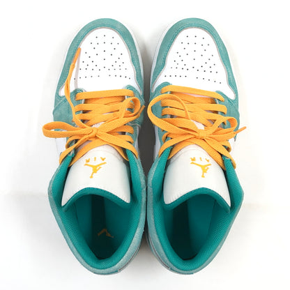【中古品】【メンズ】 NIKE ナイキ AIR JORDAN 1 LOW SE "NEW EMERALD" DN3705-301 エアジョーダン1 ロー SE ニューエメラルド スニーカー シューズ 靴 160-260720-hn-04-fur サイズ：27.0cm US9 カラー：グリーン/ホワイト/イエロー 万代Net店
