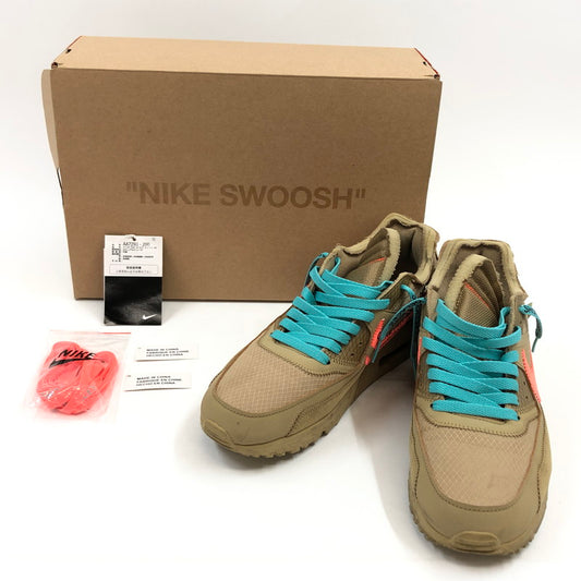 【中古品】【メンズ】 NIKE ナイキ × OFF-WHITE オフホワイト AIR MAX 90 "DESERT ORE" AA7293-200 エアマックス90 デザートオレ スニーカー シューズ 靴 160-251124-hn-03-fur サイズ：28.0cm US 10 カラー：ブラウン系 万代Net店