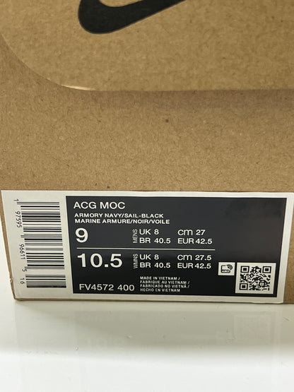 【中古品】【メンズ】 NIKE ACG ナイキエーシージー ACG MOC FV4572-400 エーシージーモック スニーカー 靴 160-260822-YS-02-hon サイズ：27 カラー：ARMONY NAVY/SAIL-BLACK 万代Net店