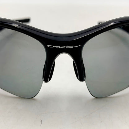 【中古品】【メンズ】 OAKLEY オークリー 12-903J FLAK JACKET XLJ BLACK IRIDIUM POLARIZED フラックジャケットXLJ ブラック イリジウム 偏光 サングラス 203-240629-mm-11-izu サイズ：63□14 133 万代Net店