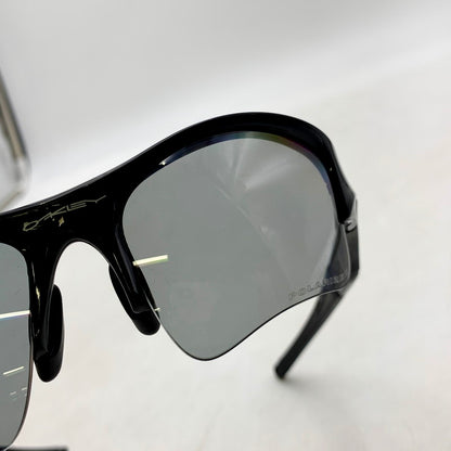 【中古品】【メンズ】 OAKLEY オークリー 12-903J FLAK JACKET XLJ BLACK IRIDIUM POLARIZED フラックジャケットXLJ ブラック イリジウム 偏光 サングラス 203-240629-mm-11-izu サイズ：63□14 133 万代Net店