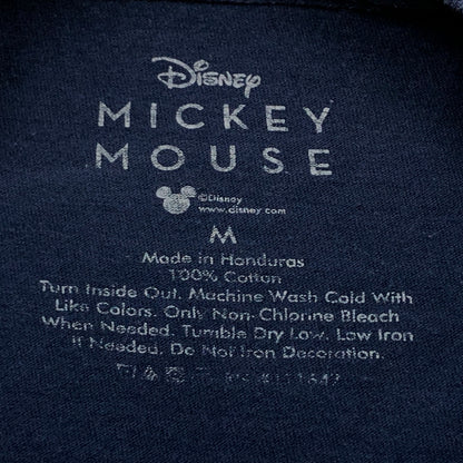 【中古品】【メンズ】 DISNEY ディズニー MICKEY MOUSE PRINT S/S TEE ミッキーマウス プリント 半袖Tシャツ トップス 146-260720-hn-06-fur サイズ：M カラー：ネイビー 万代Net店