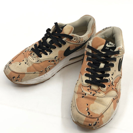 【ジャンク品】【メンズ】 NIKE ナイキ AIR MAX 1 PREMIUM "DESERT CAMO" 875844-204 エアマックス 1 プレミアム デザートカモ スニーカー シューズ 靴 160-260204-hn-10-fur サイズ：27.0cm US9 カラー：ベージュ/ライトブラウン/ホワイト 万代Net店