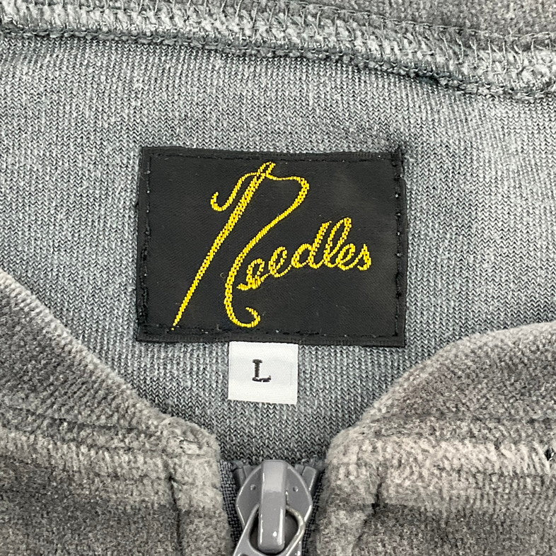 【中古品】【メンズ】 NEEDELS ベロア トラックジャケット 147-260426-SS-01-iwa サイズ：L カラー：グレー 万代Net店