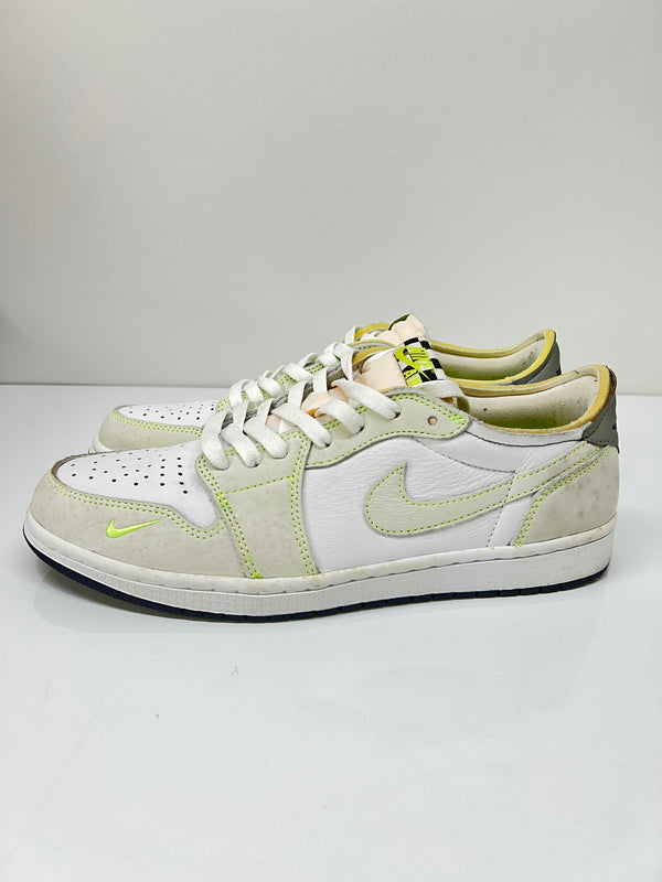 【中古品】【メンズ】 NIKE AIR JORDAN ナイキエアジョーダン AIR JORDAN 1LOW OG"GHOST GREEN"DM7837-103 エアジョーダン1ローオージーゴーストグリーン スニーカー 160-260822-YS-03-hon サイズ：28.5 カラー：WHITE/BLACK-GHOST GREEN 万代Net店