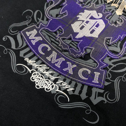 【中古品】【メンズ】 SOUTH POLE サウスポール "MCMXCI" S/S TEE 半袖Tシャツ トップス 146-260720-hn-07-fur サイズ：L カラー：ブラック 万代Net店