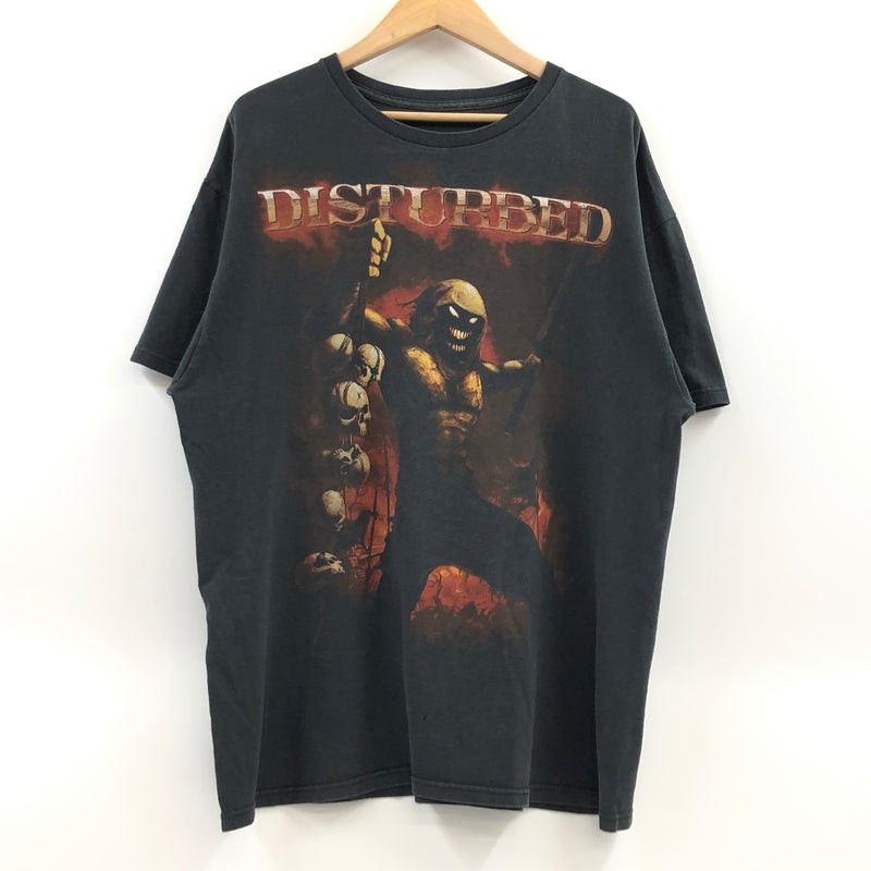 【現状渡し品】【メンズ】 DISTURBED ディスターブド 00S BAND TEE バンド 半袖Tシャツ トップス 146-260720-hn-08-fur サイズ：不明 カラー：ブラック 万代Net店