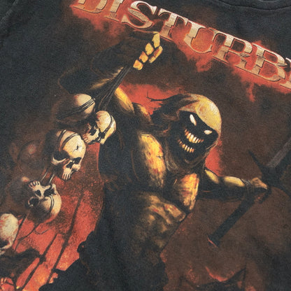 【現状渡し品】【メンズ】 DISTURBED ディスターブド 00S BAND TEE バンド 半袖Tシャツ トップス 146-260720-hn-08-fur サイズ：不明 カラー：ブラック 万代Net店