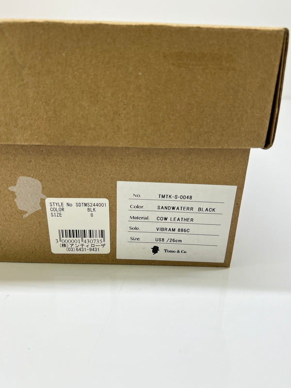 【中古品】【メンズ】 Tomo & Co トモアンドシーオー MACHI BOOTS LOW TMTK-S-0048 マチブーツロー ブーツ 靴 164-260822-YS-04-hon サイズ：26 カラー：SANDWATERR BLACK 万代Net店