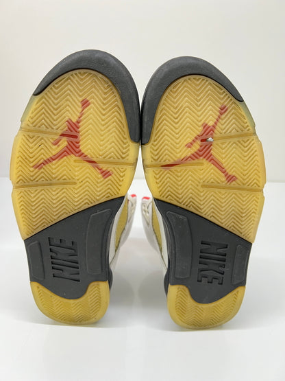 【中古品】【メンズ】 NIKE ナイキ AIR JORDAN 5 RETRO FIRE RED DA1911-102 エアジョーダン5レトロファイアレッド スニーカー 靴 160-260822-YS-05-hon サイズ：27.5 カラー：TRUE WHITE/FIRE RED-BLACK 万代Net店