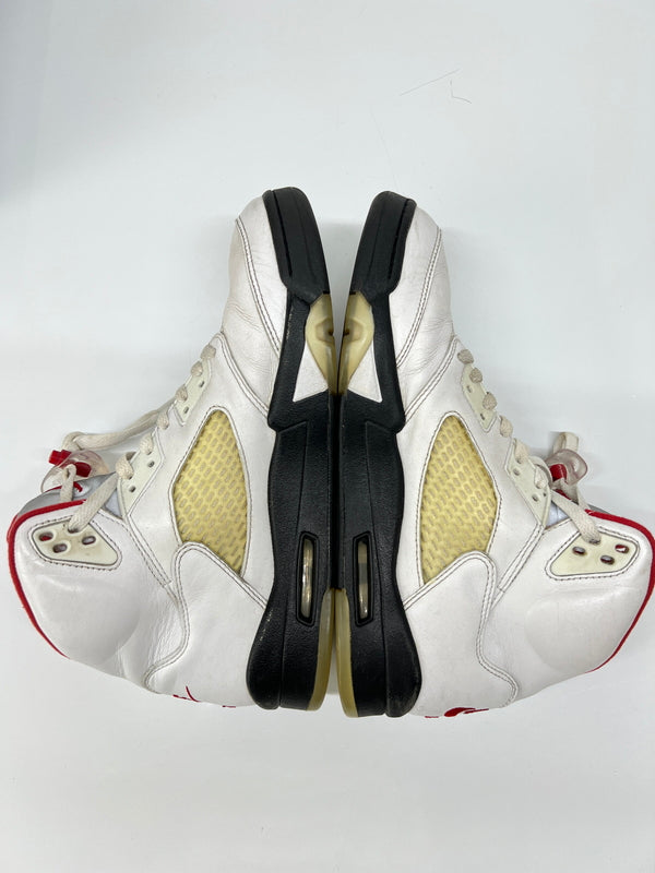 【中古品】【メンズ】 NIKE ナイキ AIR JORDAN 5 RETRO FIRE RED DA1911-102 エアジョーダン5レトロファイアレッド スニーカー 靴 160-260822-YS-05-hon サイズ：27.5 カラー：TRUE WHITE/FIRE RED-BLACK 万代Net店