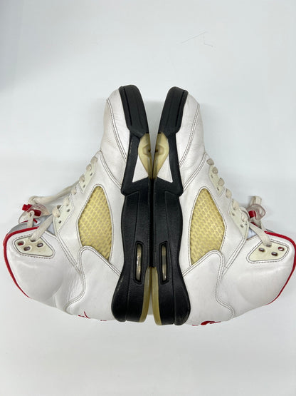 【中古品】【メンズ】 NIKE ナイキ AIR JORDAN 5 RETRO FIRE RED DA1911-102 エアジョーダン5レトロファイアレッド スニーカー 靴 160-260822-YS-05-hon サイズ：27.5 カラー：TRUE WHITE/FIRE RED-BLACK 万代Net店