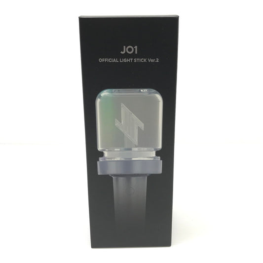 【中古美品】 JO1 ペンライト OFFICIAL LIGHT STICK ver.2 開封済み 動作確認済み フォトカード付属 ストラップ・説明書欠品 087-260707-ti-01-tag 万代Net店
