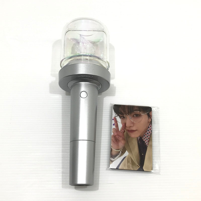 【中古美品】 JO1 ペンライト OFFICIAL LIGHT STICK ver.2 開封済み 動作確認済み フォトカード付属 ストラップ・説明書欠品 087-260707-ti-01-tag 万代Net店