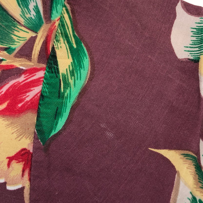 【中古品】【メンズ】 KENNINGTON ケニントン S/S ALOHA RAYON SHIRT 半袖 アロハ レーヨンシャツ カジュアルシャツ トップス 146-260722-hn-02-fur サイズ：L カラー：ブラウン系 万代Net店
