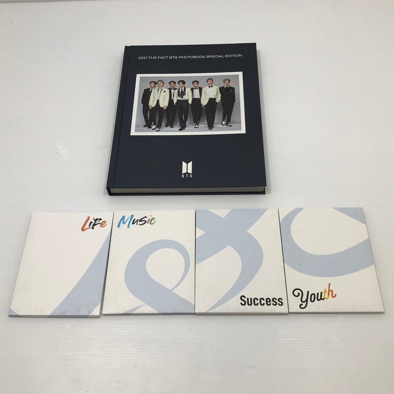 【中古品】 2021 THE FACT BTS PHOTO BOOK SPECIAL EDITION 写真集 開封済み 帯あり 帯ヤケあり ブロマイド欠品 084-260707-ti-05-tag 万代Net店