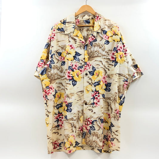 【中古品】【メンズ】 THE HAWAIIAN ORIGINAL ザ ハワイアン オリジナル S/S ALOHA SHIRT 半袖 アロハシャツ カジュアルシャツ トップス 146-260722-hn-03-fur サイズ：3XL カラー：マルチカラー 万代Net店