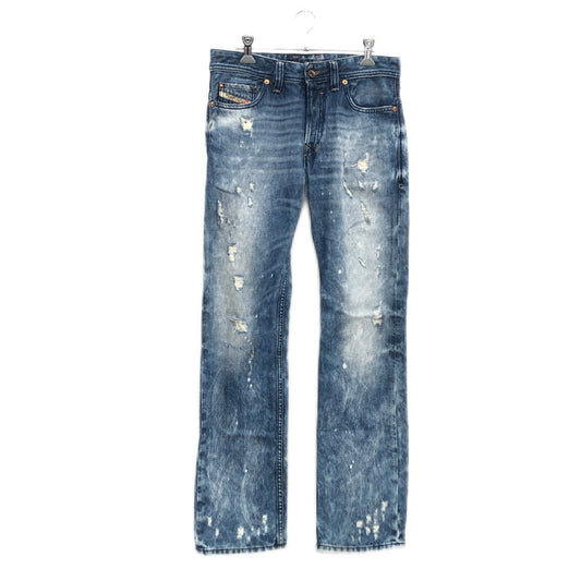 【現状渡し品】【メンズ】 DIESEL ディーゼル 0886P ダメージ加工デニムパンツ ボトムス 152-250104-hn-03-fur サイズ：W27 L30 カラー：インディゴ 万代Net店