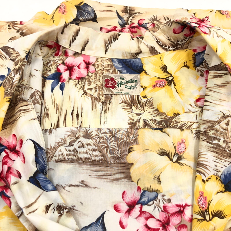 【中古品】【メンズ】 THE HAWAIIAN ORIGINAL ザ ハワイアン オリジナル S/S ALOHA SHIRT 半袖 アロハシャツ カジュアルシャツ トップス 146-260722-hn-03-fur サイズ：3XL カラー：マルチカラー 万代Net店