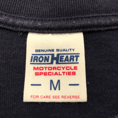 【現状渡し品】【メンズ】 IRON HEART アイアンハート S/S TEE ショートスリーブ Tシャツ 半袖 トップス 145-250521-hn-02-fur サイズ：M カラー：ネイビー 万代Net店