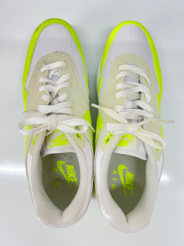 【中古品】【メンズ】 NIKE ナイキ W AIR MAX 1 VOLT SUEDE DZ2628-100 ウィメンズエアマックス1ボルトスエード スニーカー 靴 160-260822-YS-08-hon サイズ：29 カラー：WHITE/VOLT-SEA GLASS-BLACK 万代Net店