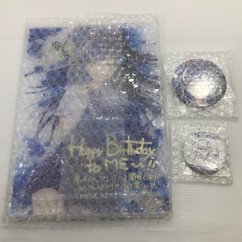【中古美品】 にじさんじ 静凛 誕生日2021 アクリルパネル ＆ 缶バッジセット 053-260424-yk-07-tag 万代Net店