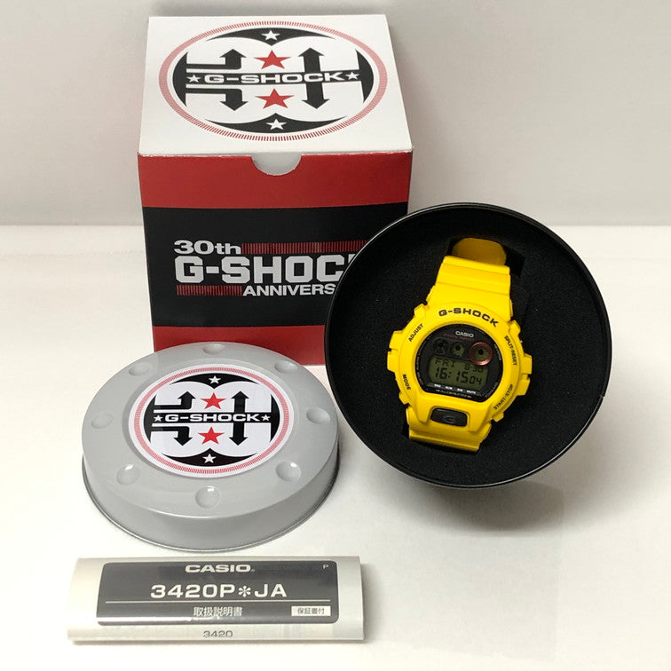 【中古美品】【メンズ】 G-SHOCK ジーショック G-SHOCK GD-X6930E-9ER 30th Anniversary "LIGHTNING YELLOW" 196-240830-wy-16-tom カラー：イエロー 万代Net店