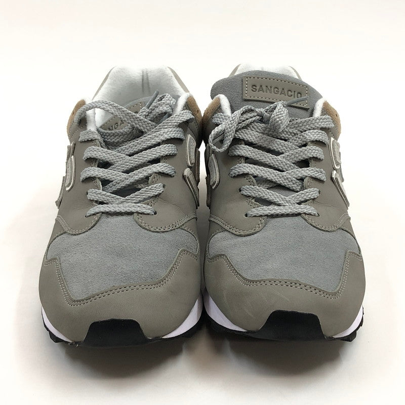 【中古品】【メンズ】 SANGACIO サンガッチョ にゅ～ず10周年限定モデル スニーカー シューズ 靴 162-260502-hn-04-fur サイズ：28.0cm US 10 カラー：グレー/ホワイト 万代Net店