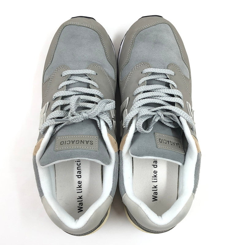 【中古品】【メンズ】 SANGACIO サンガッチョ にゅ～ず10周年限定モデル スニーカー シューズ 靴 162-260502-hn-04-fur サイズ：28.0cm US 10 カラー：グレー/ホワイト 万代Net店