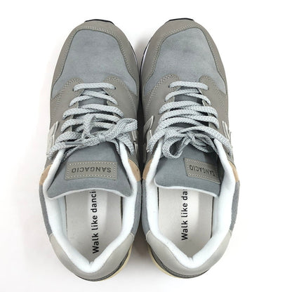 【中古品】【メンズ】 SANGACIO サンガッチョ にゅ～ず10周年限定モデル スニーカー シューズ 靴 162-260502-hn-04-fur サイズ：28.0cm US 10 カラー：グレー/ホワイト 万代Net店