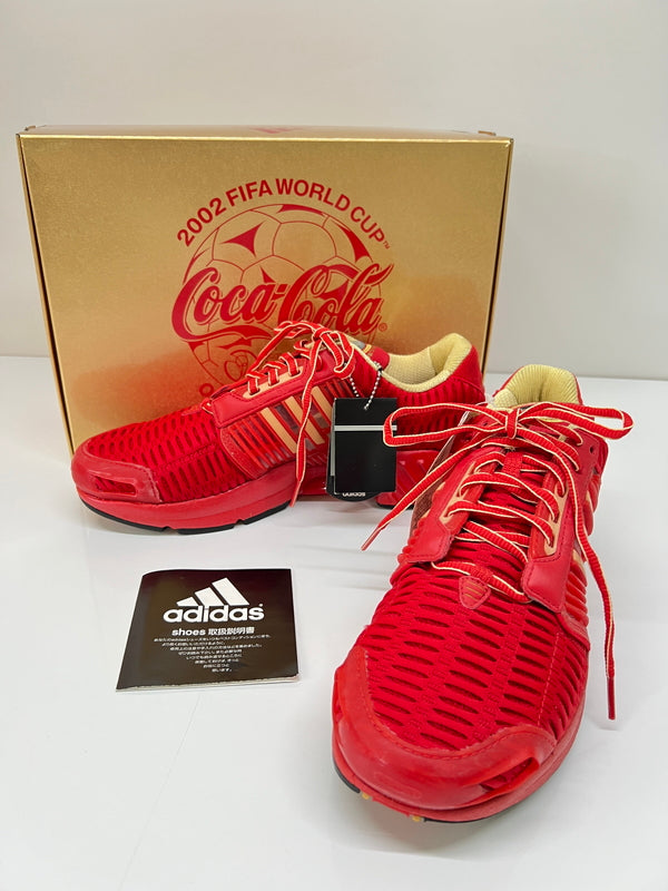 【現状渡し品】【メンズ】 ADIDAS アディダス CLIMACOOL COKE 2002日韓W杯限定モデル 148273 クライマクール コカ・コーラ スニーカー 靴 161-260822-YS-11-hon サイズ：27 カラー：RED/GOLD 万代Net店