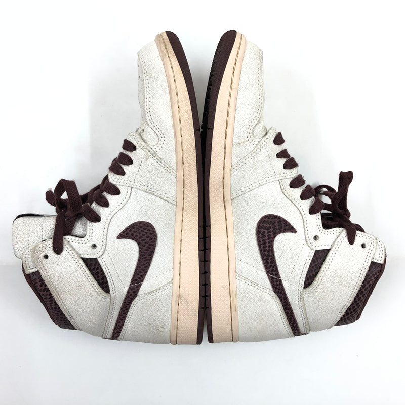 【中古品】【メンズ】 NIKE ナイキ × A MA MANIERE アママニエール AIR JORDAN 1 RETRO HIGH OG DO7097-100 エアジョーダン1 レトロ ハイ OG スニーカー シューズ 靴 160-261014-hn-01-fur サイズ：27.5cm US9.5 カラー：セイル/バーガンティ 万代Net店