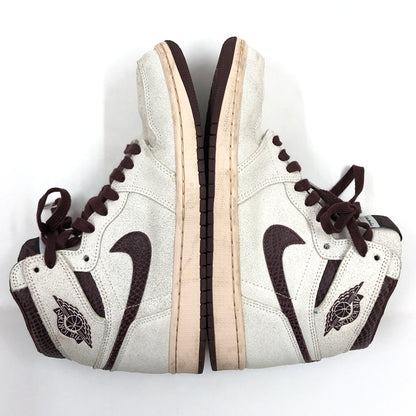 【中古品】【メンズ】 NIKE ナイキ × A MA MANIERE アママニエール AIR JORDAN 1 RETRO HIGH OG DO7097-100 エアジョーダン1 レトロ ハイ OG スニーカー シューズ 靴 160-261014-hn-01-fur サイズ：27.5cm US9.5 カラー：セイル/バーガンティ 万代Net店