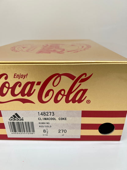 【現状渡し品】【メンズ】 ADIDAS アディダス CLIMACOOL COKE 2002日韓W杯限定モデル 148273 クライマクール コカ・コーラ スニーカー 靴 161-260822-YS-11-hon サイズ：27 カラー：RED/GOLD 万代Net店