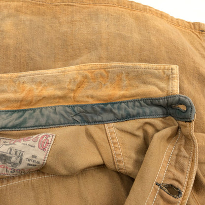 【ジャンク品】【メンズ】 SUGAR CANE シュガーケーン WORK SHIRT 241 ワークシャツ カジュアルシャツ 長袖 トップス 145-260205-hn-03-fur サイズ：36 カラー：ライトブラウン系 万代Net店