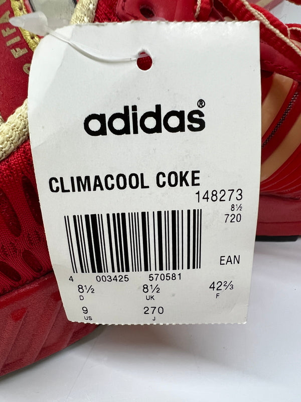 【現状渡し品】【メンズ】 ADIDAS アディダス CLIMACOOL COKE 2002日韓W杯限定モデル 148273 クライマクール コカ・コーラ スニーカー 靴 161-260822-YS-11-hon サイズ：27 カラー：RED/GOLD 万代Net店