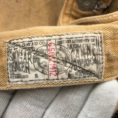 【ジャンク品】【メンズ】 SUGAR CANE シュガーケーン WORK SHIRT 241 ワークシャツ カジュアルシャツ 長袖 トップス 145-260205-hn-03-fur サイズ：36 カラー：ライトブラウン系 万代Net店