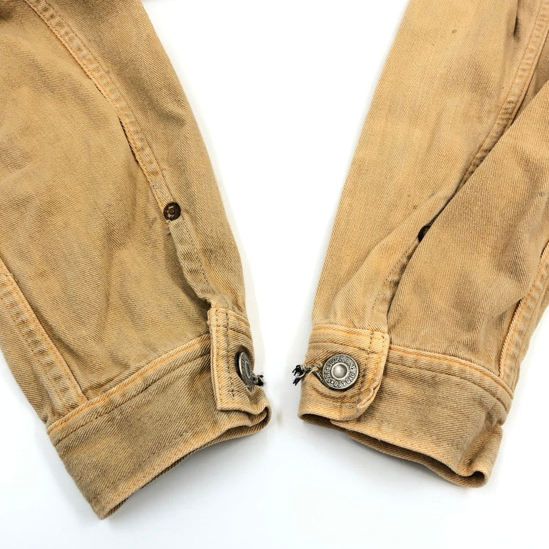 【ジャンク品】【メンズ】 SUGAR CANE シュガーケーン WORK SHIRT 241 ワークシャツ カジュアルシャツ 長袖 トップス 145-260205-hn-03-fur サイズ：36 カラー：ライトブラウン系 万代Net店