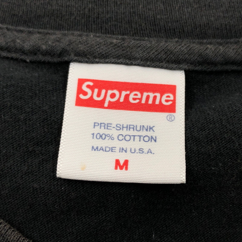 【現状渡し品】【メンズ】 SUPREME シュプリーム 21SS FUCK TEE プリント 半袖Tシャツ トップス 149-261014-hn-02-fur サイズ：M カラー：ブラック 万代Net店