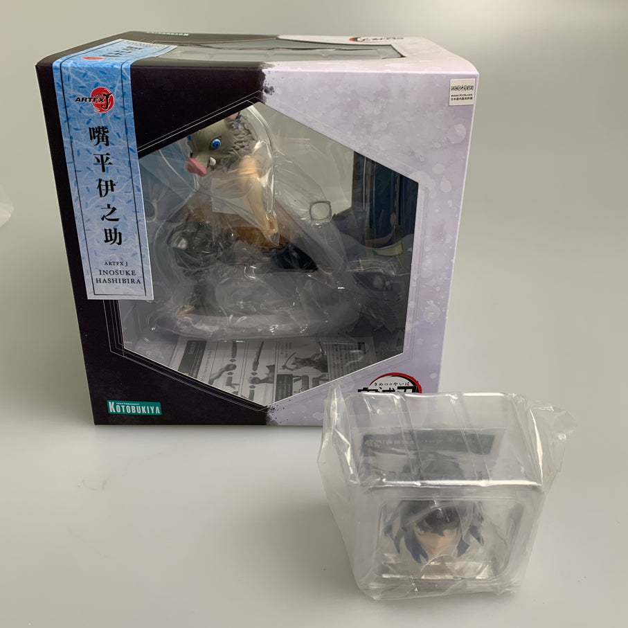 【中古美品】 ARTFX J 嘴平伊之助 鬼滅の刃 フィギュア 051-260708-zi-18-min 万代Net店
