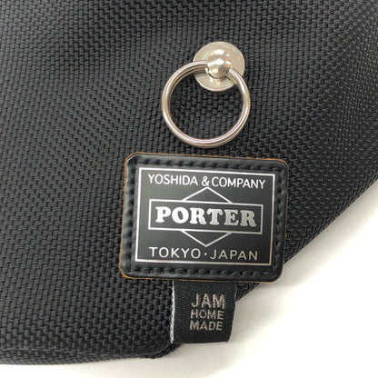 【中古品】【メンズ/レディース】 PORTER ポーター × JAM HOME MADE WAIST POUCH ボディバッグ ウエストポーチ ウエストバッグ 吉田カバン 188-250106-rs-02-fur カラー：ブラック 万代Net店