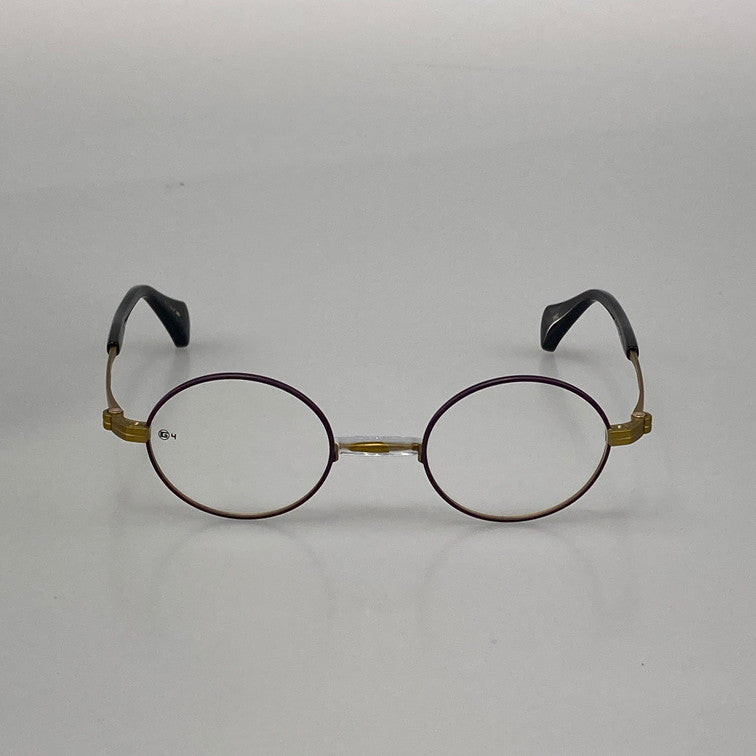 【中古品】【メンズ/レディース】 G4 old&new 1668 一山メガネフレーム 43□22-142 ケース付き 203-251215-WA-09-iwa カラー：ブラウン系 ゴールド ブラック 万代Net店