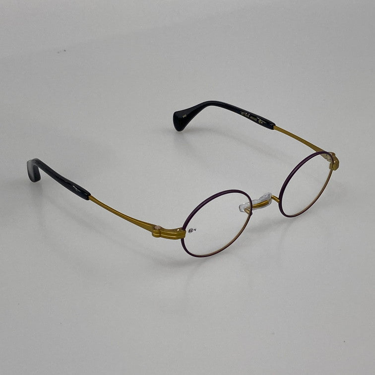 【中古品】【メンズ/レディース】 G4 old&new 1668 一山メガネフレーム 43□22-142 ケース付き 203-251215-WA-09-iwa カラー：ブラウン系 ゴールド ブラック 万代Net店