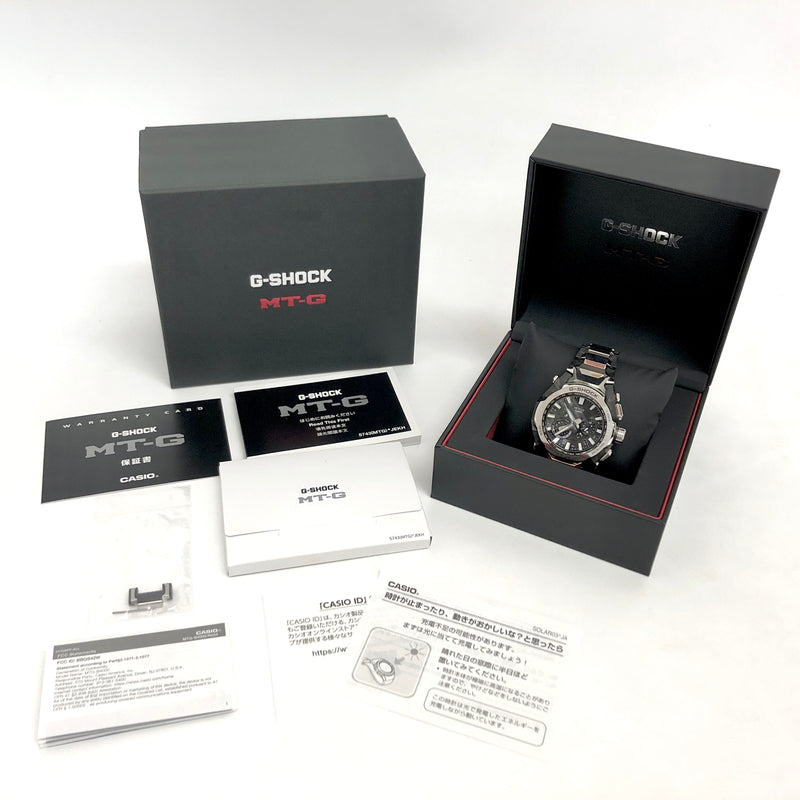【中古品】【メンズ】 CASIO G-SHOCK ジーショック MTG-B4000 SERIES MTG-B4000D-1AJF ソーラーウォッチ 腕時計 アクセサリー 196-260722-rs-01-fur カラー：ブラック/シルバー 万代Net店